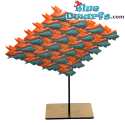 Uccello e pesce – Statuetta della collezione Maurits Cornelis Escher – Parastone – 17 cm