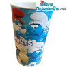 Gobelet de cinéma collector des Schtroumpfs – Plastique – Produit dérivé du film Les Schtroumpfs – Churchill – 14 cm