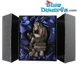 Scimmia con teschio – Statua da collezione di Hugo Rheinhold – Pocket Art – Parastone – 10 cm