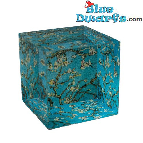 Pisapapeles cúbico Floración de Van Gogh – Vincent van Gogh – Colección QB-Art – Parastone – 6 cm