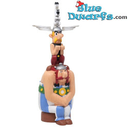 Figura tótem de Astérix - Astérix, Obélix e Ideafix - Figura de resina - Plastoy - 40 cm