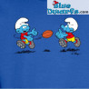 Schlümpfe beim Rugbyspielen – Pullover Die Schlümpfe – Blau – Hingly