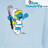 Pitufina con palo de hockey – Jersey de Los Pitufos – Azul claro – Hingly
