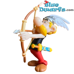 Asterix schiet met pijl en boog – Asterix & Obelix figuur – Plastoy – 6,5 cm