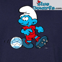Smurf die voetbal speelt – Trui De Smurfen – Marineblauw – Hingly