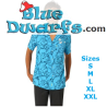 De Smurfen Hawaïaanse herenblouse - Blauw - OppoSuits