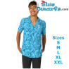 De Smurfen Hawaïaanse herenblouse - Blauw - OppoSuits