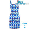 Puffo pigiama -Camicia da notte - Blu e Bianca