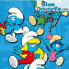 Smurf duvet cover + pillow - Together (+/- 100 x140 cm, 40 x 45 cm)