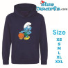 Pitufo jugando al baloncesto – Jersey de Los Pitufos – Azul marino – Hingly