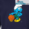 Pitufo jugando al baloncesto – Jersey de Los Pitufos – Azul marino – Hingly