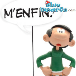 Gaston - Bulle: M'ENFIN! - Figurine en résine - Plastoy - 20 cm