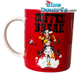 Lucky Luke Tasse – Kaffeepause – Coffee Break – Porzellan – 300 ml