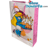 Puffetta con una Torta - Borsa di Carta dei Puffi - La Borsa di Compleanno dei Puffi - Cromo - 47 x 33 cm