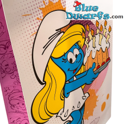 Smurfette with a Cake - The Smurfs Paper Tote Bags - The Smurfs Birthday Bag - Cromo - 47 x 33 cm