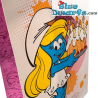 Smurfin met een Taart - De Smurfen Papieren Draagtas - De Smurfen Verjaardagstas - Cromo - 47 x 33 cm