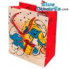 Puffetta e Puffo Burlone - Borsa di Carta dei Puffi - La Borsa di Compleanno dei Puffi - Cromo - 22 x 18 cm
