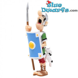 Romeinse soldaat gebeten door Idefix - Asterix & Obelix figuurtje- Plastoy - 8 cm