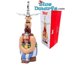 Figura tótem de Astérix - Astérix, Obélix e Ideafix - Figura de resina - Plastoy - 40 cm