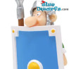Legionario romano terrorizzato - Portachiavi di Asterix & Obelix - Plastoy - 7,5 cm