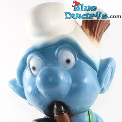 20081 : Figurine Schtroumpf tyrolien – Schtroumpf en plastique dur pour le jardin / Schtroumpf de jardin – Dupuis – 30 cm