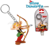 Asterix schießt mit Bogen und Pfeil - Asterix & Obelix Schlüsselanhänger auf Blisterkarte - Plastoy - 6 cm