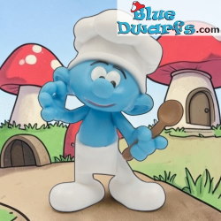 Greedy Smurf with spoon - set 2 - Giochi Preziosi - 2024 - 5,5cm