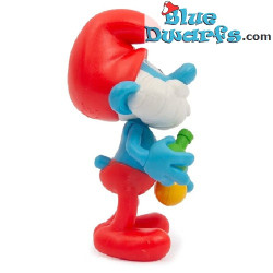 Grote Smurf  met Reageerbuisjes - Smurfen Grappige Figuren - Giochi Preziosi - 2024 - 7,5 cm