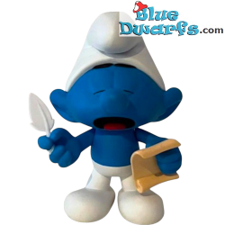 Pitufo Poeta - Figuras Collector Mates - Serie Dos - Figuras Raras de Los Pitufos - 2021 - +/- 9 cm