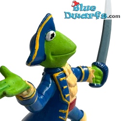 Captain smollett muppet / Pirate Kermit - Figurine - Henson - 8 cm