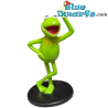 Kermit de kikker staand- Speelfiguur -  zwart sokkeltje -  10 cm