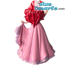 Ariel en de kleine zeemeermin - in roze jurk - Disney Speelfiguur - 8 cm