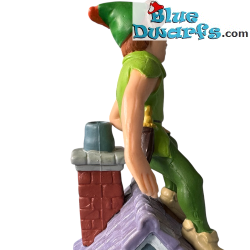 Peter Pan speelfiguur zittend op dak - Disney - Bullyland - +/- 6 cm