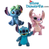 Stitch, Stitch con Scrump y Angel - Set de figuras de Lilo & Stitch - Bullyland - Disney - 6 cm