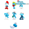 Kit de jeu les Schtroumfps - 7 Figurines - Plastoy - 5cm