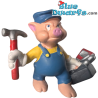 Practical Pig - Three Little Pigs - Disney figurine - Bullyland - 6.5 cm