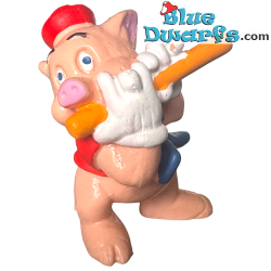 Bläser Schwein - Die drei kleinen Schweinchen - Disney-Figur - Bullyland - 6,5 cm