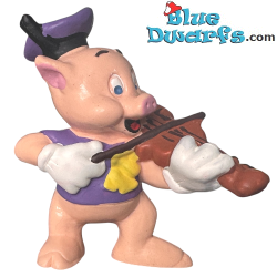 Vioolbig - De Drie Kleine Biggetjes - Disney-figuur - Bullyland - 6,5 cm
