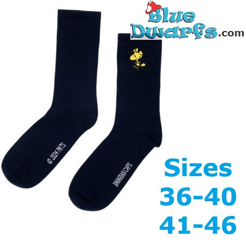 Woodstock – Calze sportive Snoopy – Nero – Peanuts x Bavarian Caps
