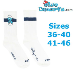 Grouchy Smurf - Sports socks - White - Bavarian Caps