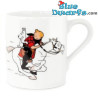 Tintin with Snowy on the horse - Mug tintin  - Tintin in America - 250ML