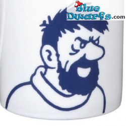 Taza Capitán Haddock - Amigo de Tintín en silueta - Azul/Blanco - 250ML