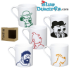 Tazza Tintin - Tintin in silhouette - Rossa - Moulinsart - 250ML
