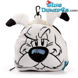 Idefix Sammler-Reisekissen mit Schlafmaske - Asterix und Obelix Merchandise - 17 x 9 x 20 cm