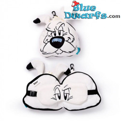 Ideafix almohada de viaje coleccionable con antifaz - Merchandising de Asterix y Obelix - 17 x 9 x 20 cm