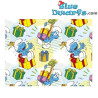 Smurfen met cadeaudozen - De Smurfen cadeaupapier - De Smurfen verjaardagsartikel - Cromo - 100 x 70 cm