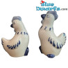 Lot de 2 poulets – Peints à la main – Delft Blauw – Céramique – 3 x 5 x 9 cm