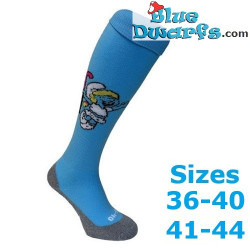 Calze sportive azzurro chiaro con Puffetta e bastone da hockey – I Puffi – Hingly