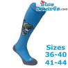 Calze sportive azzurro chiaro con Puffetta e bastone da hockey – I Puffi – Hingly