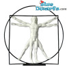 L’Homme de Vitruve - Blanc - Statue Collection Léonard de Vinci - Parastone - 22 cm